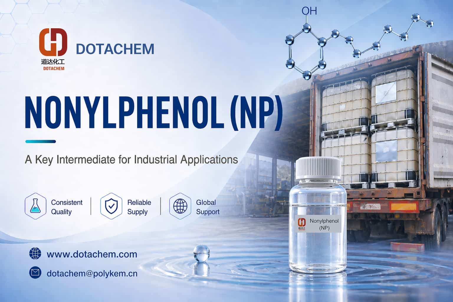 Nonylphenol (NP) Dotachem: ключовий проміжний продукт для промислового застосування