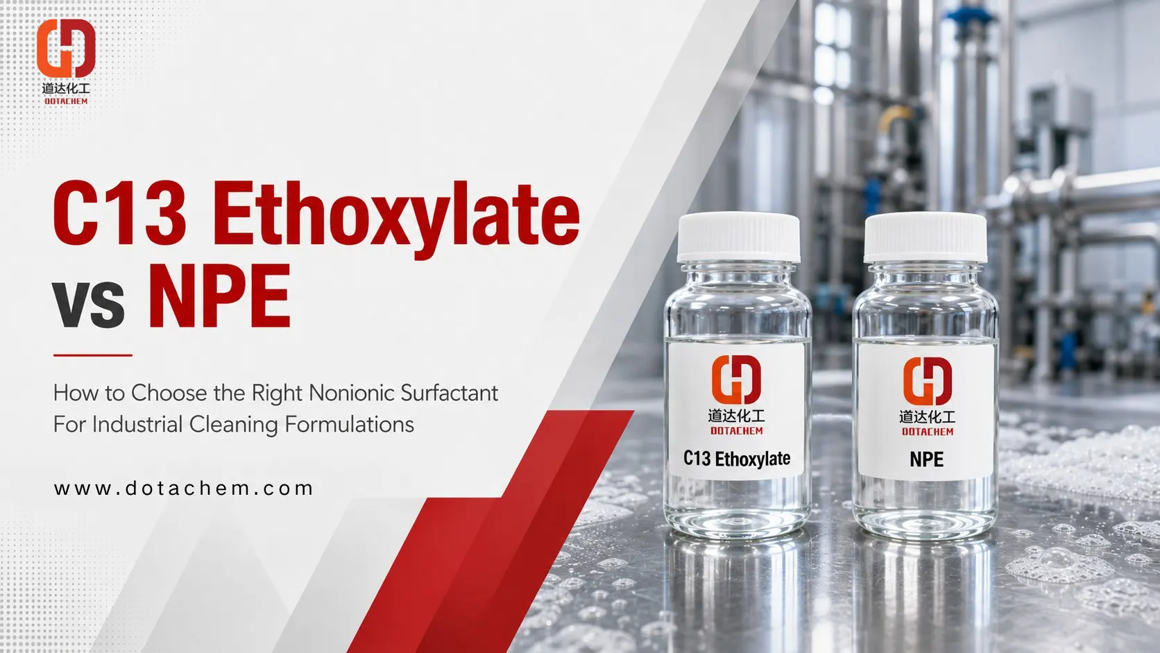 Як вибрати між спиртами C13 Ethoxylate і NPE у складах промислового очищення